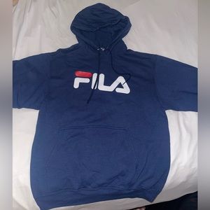 Navy blue Fila hoodie